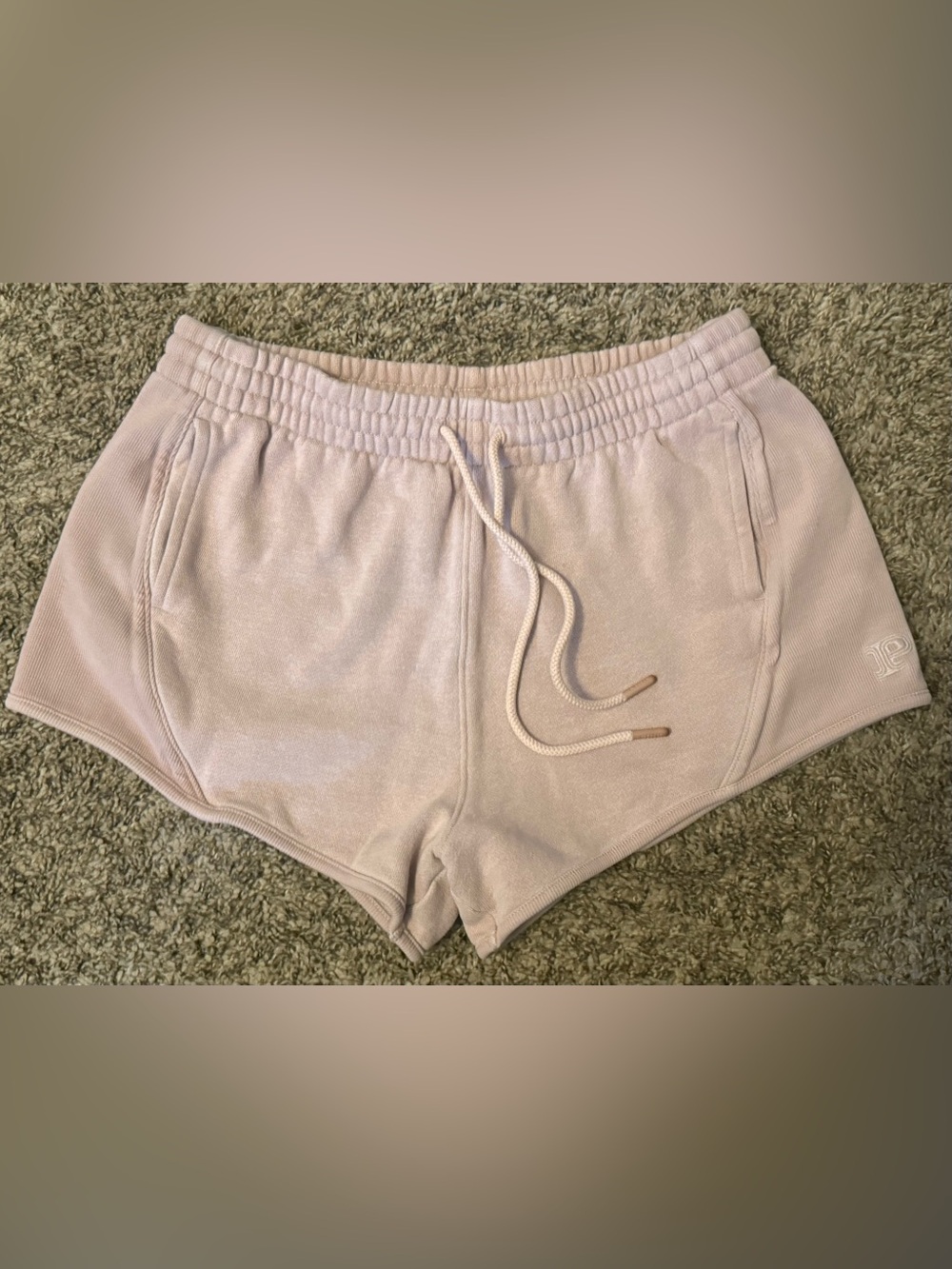 PINK Victoria's Secret Blush Pink Drawstring Shorts